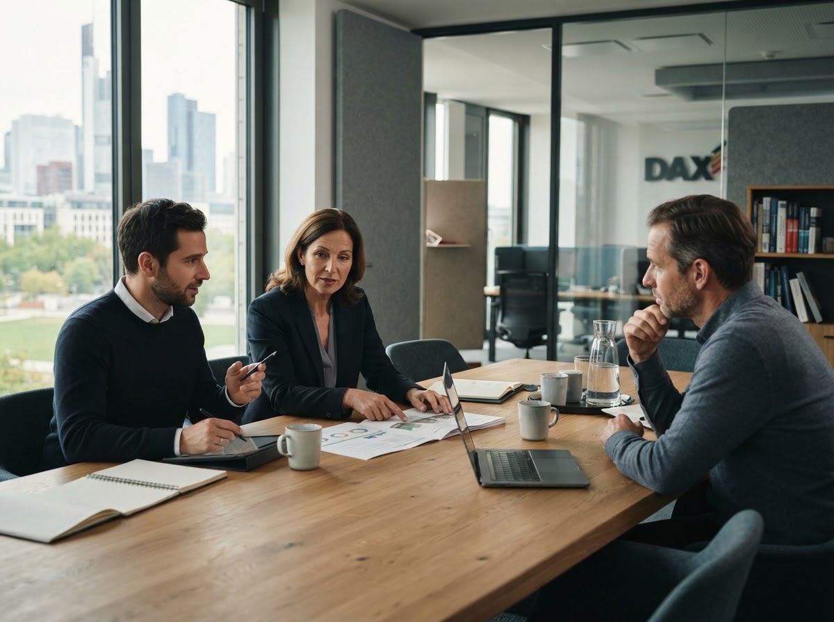 Income Edge Team bei der Auswertung von Markt- und Portfoliodaten